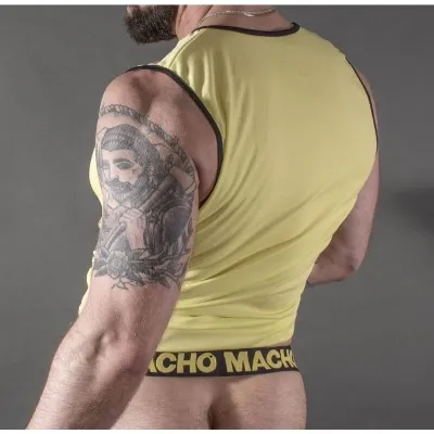 Gelbes T-Shirt S/M – Macho