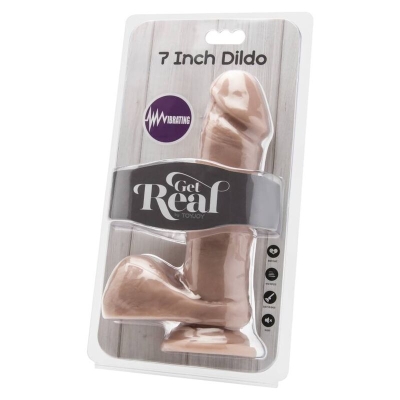 Vibrator Mit Kugeln 18cm Natural | Get Real