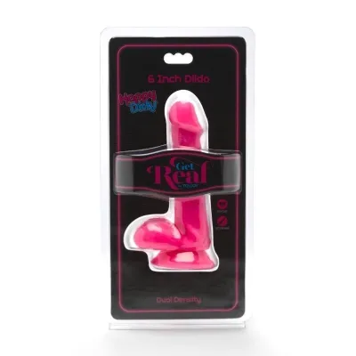 Happy Dicks Dildo 12cm Mit Hoden Rosa – Get Real