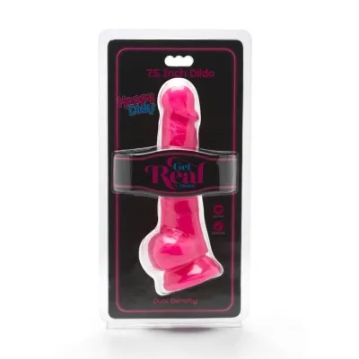 Happy Dicks 19cm Mit Bällen Rosa – Get Real