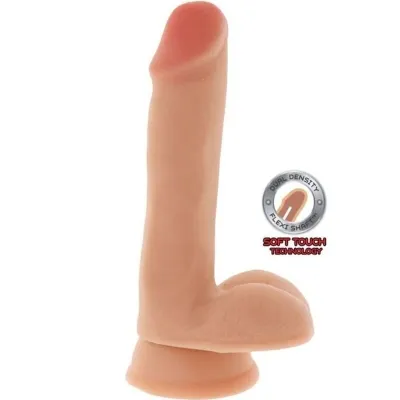 Dual Density Dildo 17cm Mit Hoden – Get Real