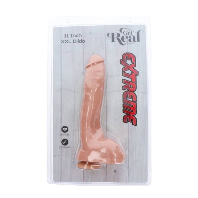 Extremer XXL Dildo 28cm Hautfarben | Get Real