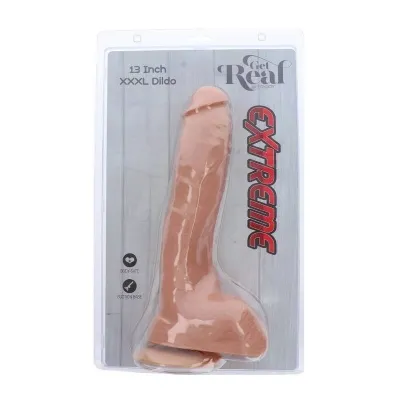 Extremer Xxxl Dildo 34cm Hautfarben – Get Real