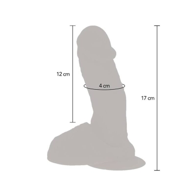 Vibrierender Silikondildo Hautfarben | Get Real