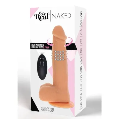 Vibrations- Und Perlen - Stimulationsdildo Hautfarben | Get Real