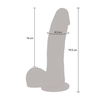 Magnetischer Pulse Dildo Hautfarben | Get Real