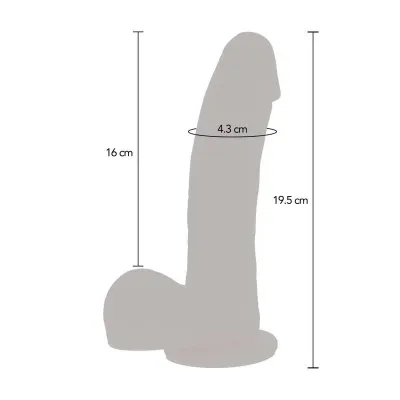 Magnetischer Pulse Dildo Hautfarben | Get Real