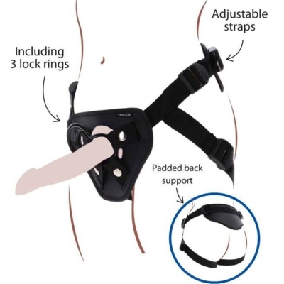 Strap On Deluxe Gurt Schwarz | Get Real
