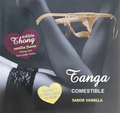 Wafer Tanga + 2 Nipplepads Vanille – Hotflowers