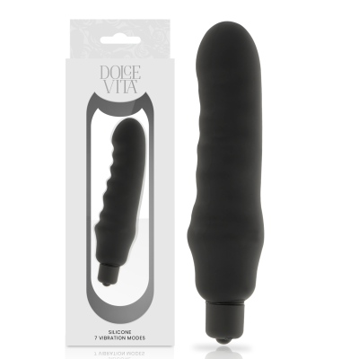 Genius Black  Silikon Vibrator | Dolce Vita