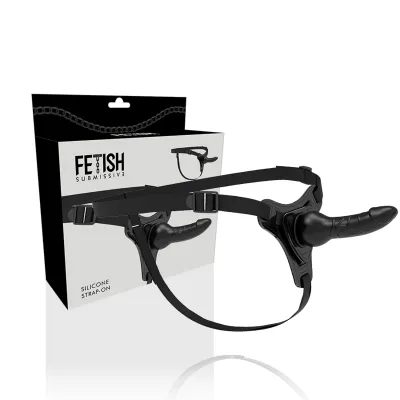 Harness Realistisches Schwarzes Silikon 16cm – Fetish Submissive