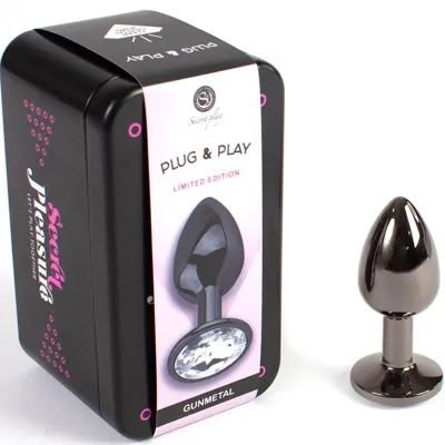 Gunmetal butt plug 7cm – Secret play