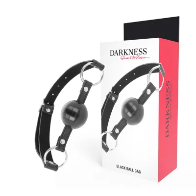 Schwarzer Ballknebel – Darkness