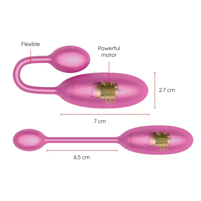 Denver Vibrating Egg Pink 7 X 2.7cm App – Oninder