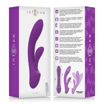 Luigi Rabbit Vibrator Purple | Intense