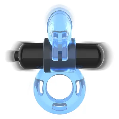 Fry Blauer Vibrationsring – Intense