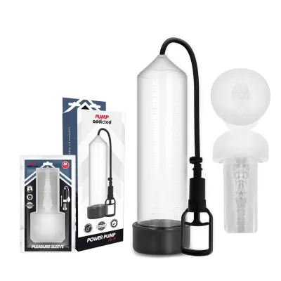 Rx7 Transparent Mit Masturbator – Pump Addicted