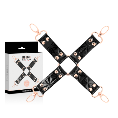 Vegane Leder Hog Krawatte | Begme Black Edition