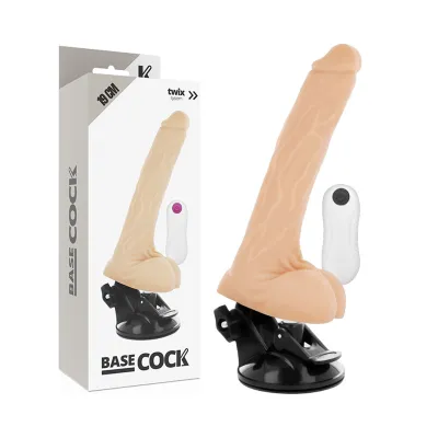 Realistischer Vibrator Natürlich 19cm | Basecock