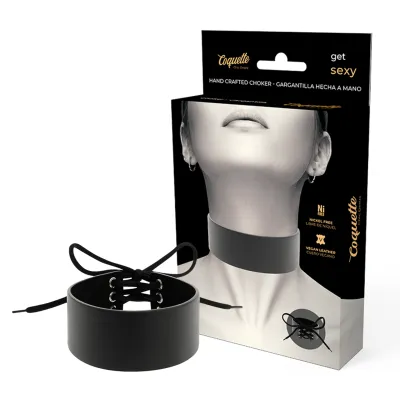 Veganes Leder Halsband – Coquette Chic Desire
