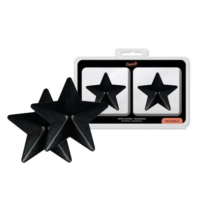 Nipplepatch Mit Schwarzen Sternen – Coquette Chic Desire