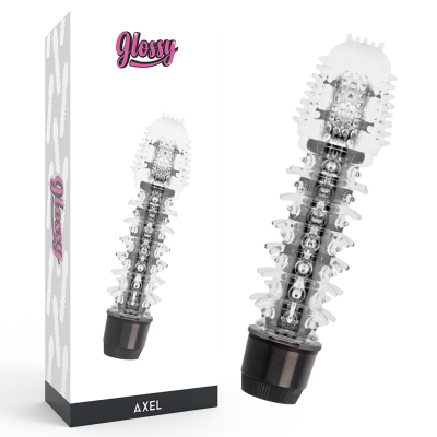 Axel Black Vibrator | Glossy