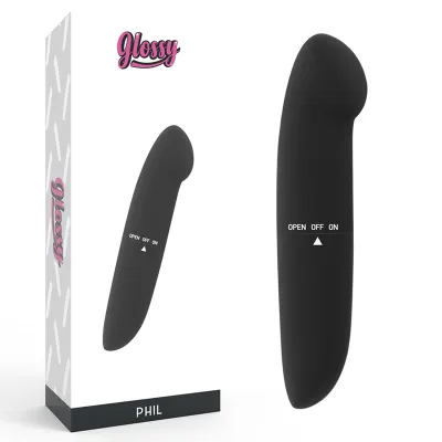 Phil Vibrator Schwarz | Glossy