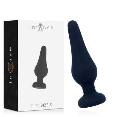 Silikon Analplug Pipo S Schwarz 9,8cm | Intense