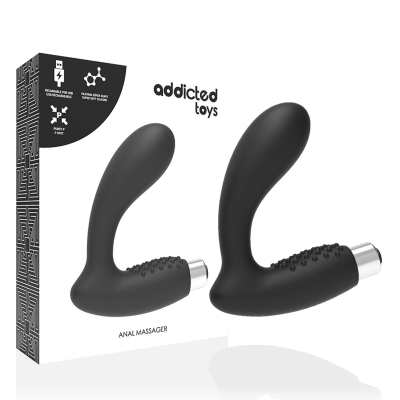 Prostatavibrator Schwarz 10 Vibrationsmodi | Addicted Toys