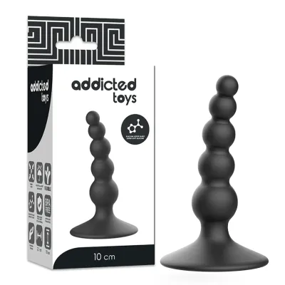 Analplug 10cm Schwarz – Addicted Toys