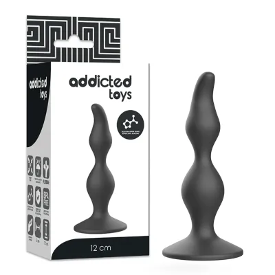 Sexueller Analplug 12cm Schwarz – Addicted Toys