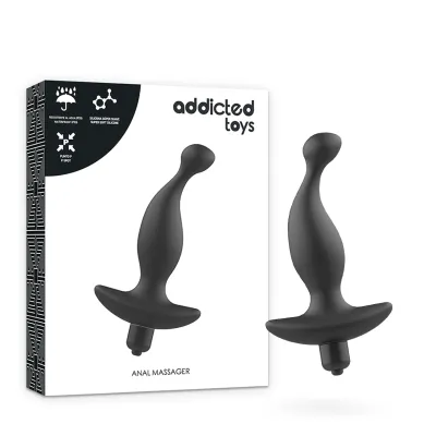 Anal Massager Mit Vibration Schwarz – Addicted Toys