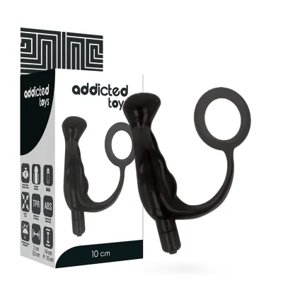 Prostatavibrator Schwarz 10cm – Addicted Toys