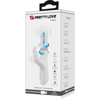 Reese Rotierender Vibrator Silber | Pretty Love