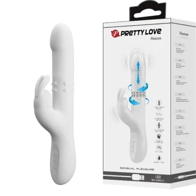 Reese Rotierender Vibrator Silber | Pretty Love