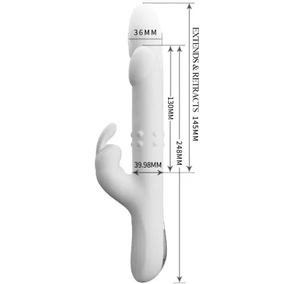 Reese Rotierender Vibrator Silber | Pretty Love