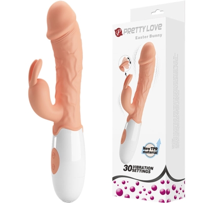 Osterhasenvibrator Mit Stimulator | Pretty Love