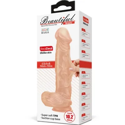 Bergrisi Realistischer Und Flexibler Dildo 26cm – Fleisch – Baile