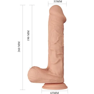 Bergrisi Realistischer Und Flexibler Dildo 26cm – Fleisch – Baile