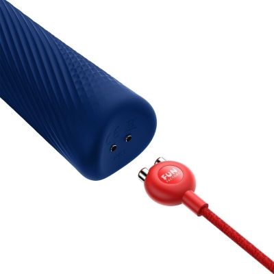 Vim Silikon Vibrierender, Gewichteter Rumble Wand Mitternachtsblau | Fun Factory