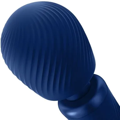 Vim Silikon Rumble Wand Mitternachtsblau – Fun Factory
