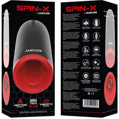 Spin-X Heiz- Und Rotationsmasturbator | Jamyjob