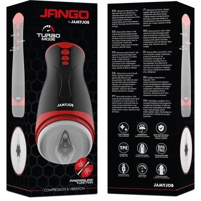 Jango compression and vibration masturbator – Jamy job