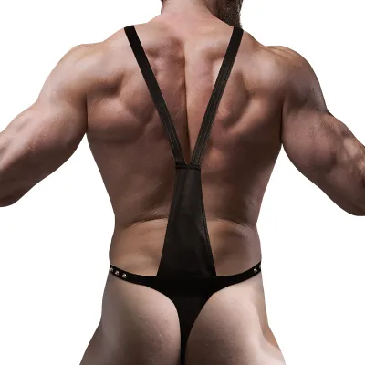 V-Förmiger Geschirr Aus Ökoleder – Fetish Submissive