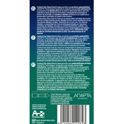 Nonstop Dots And Lines Condoms 12 pcs. – Mittrol