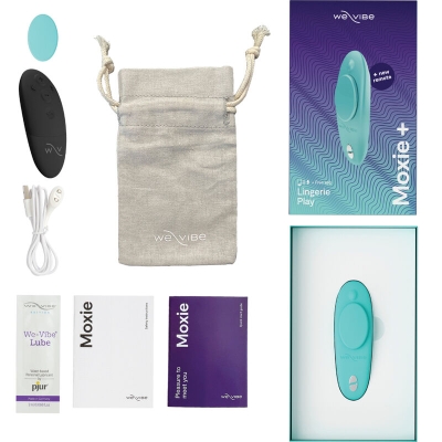 Moxie + Klitoraler Vibrator Aqua | We Vibe