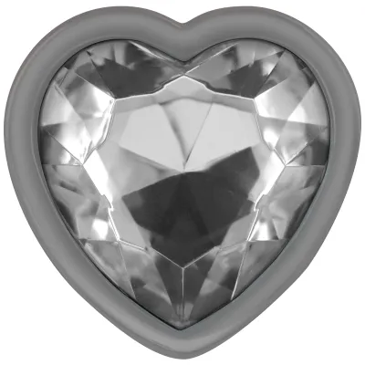 Weiss Heart Aluminium Metall Anal Plug S – Intense