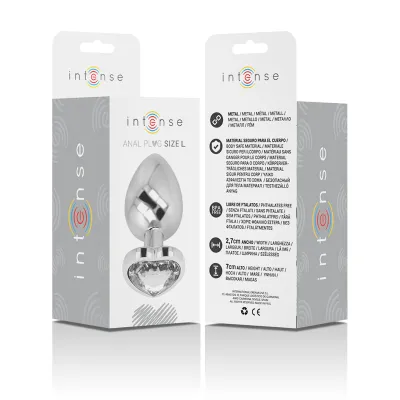 Weiss Heart Aluminium Anal Plug L – Intense