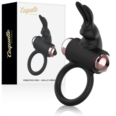 Cockring Mit Vibrator Schwarz/ Gold | Coquette Chic Desire