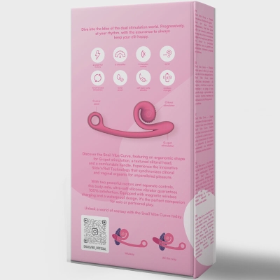 Curvy Vibrator Rosa | Snail Vibe